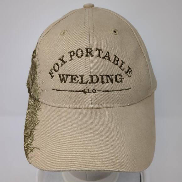 Fox Portable Welding Strapback Baseball Cap Brown One Size Adjustable Dri-Duck - Picture 2 of 8